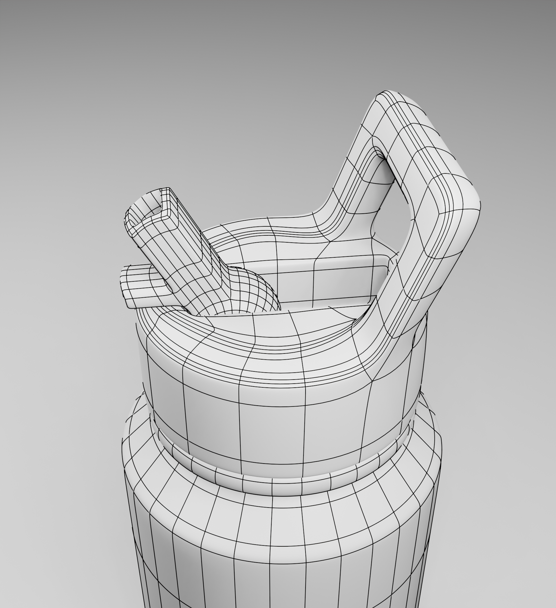 3D Water Bottle Modeling 